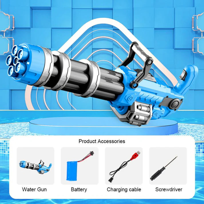 Ice Blast Rotating Gatling Electric Water Gun